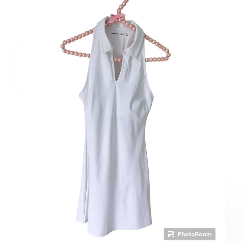 Abercrombie & Fitch Tennis Mini Dress in White, Size XXS Petite